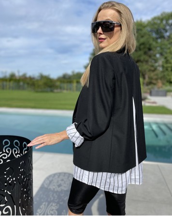 Sako dámské Pinko SPINONE GIACCA s košilovou vsadkou